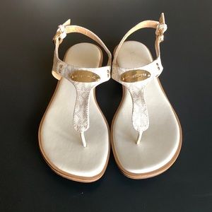 White Thong Sandals Michael Kors Size 8